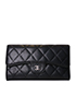 Chanel Classic Flap Wallet, &pound;250, Front view
